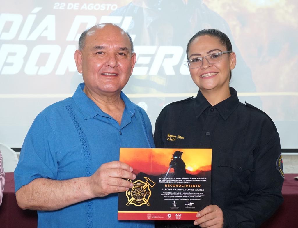 Reconoce Alcalde a bomberos como “Héroes Altruistas”